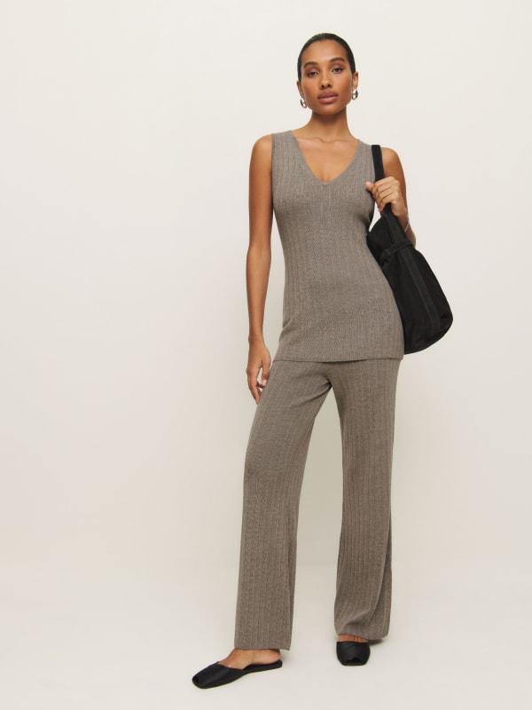 Novah Regenerative Merino Sweater Set - Oatmeal